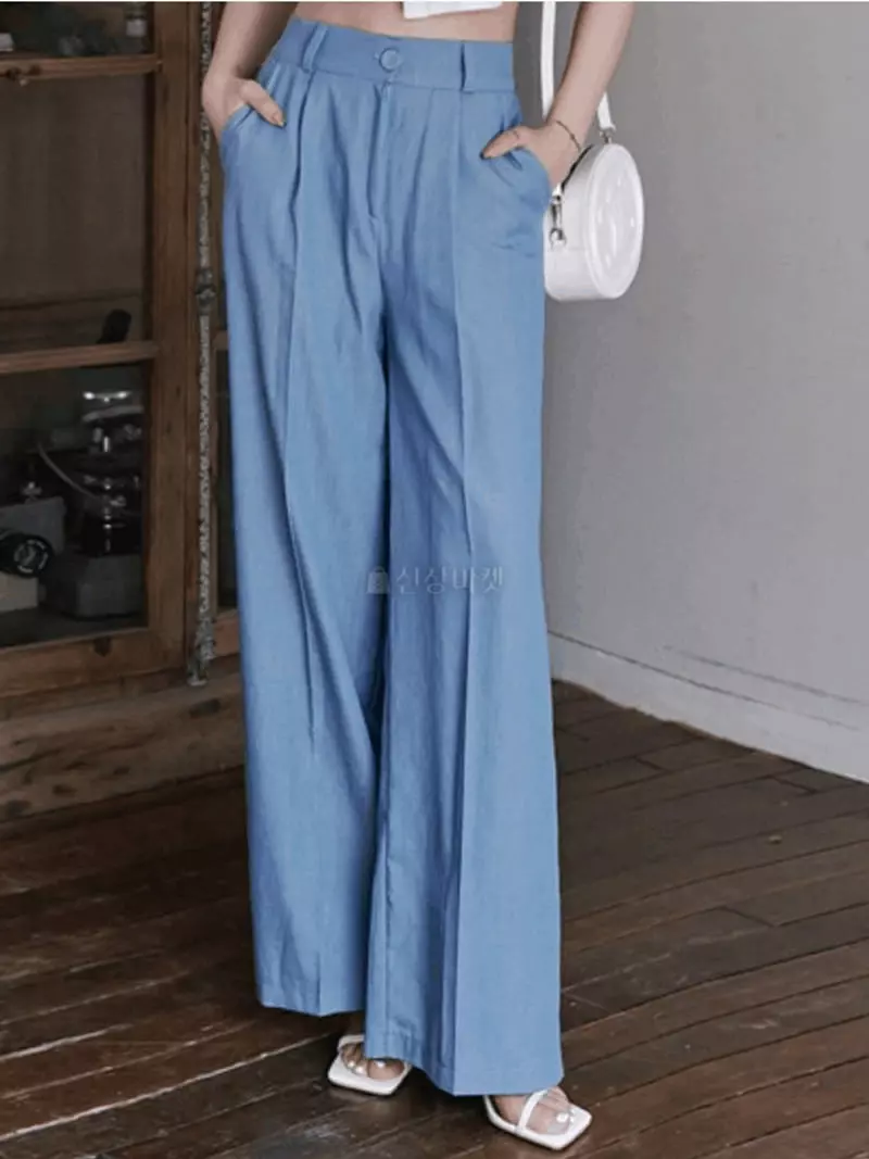 Gratia - Korean Women Fashion - #womensfashion - Tencel Pants - 5