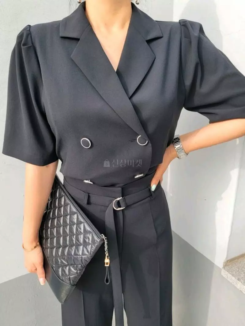 Gratia - Korean Women Fashion - #womensfashion - Canel Crop Short Jacket - 2