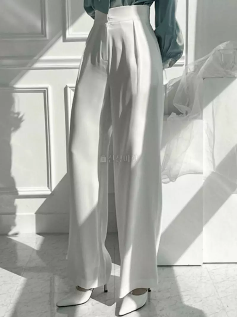 Gratia - Korean Women Fashion - #womensfashion - Morden Wide Pants - 5