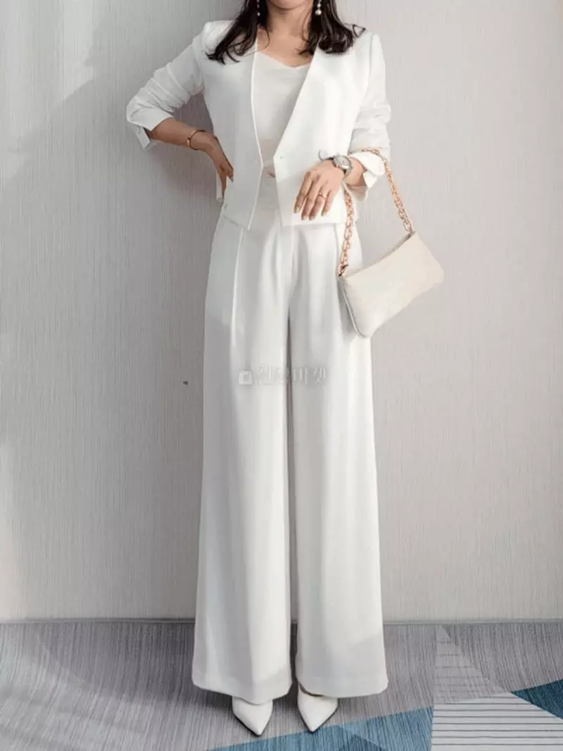 Gratia - Korean Women Fashion - #womensfashion - Morden Wide Pants - 9