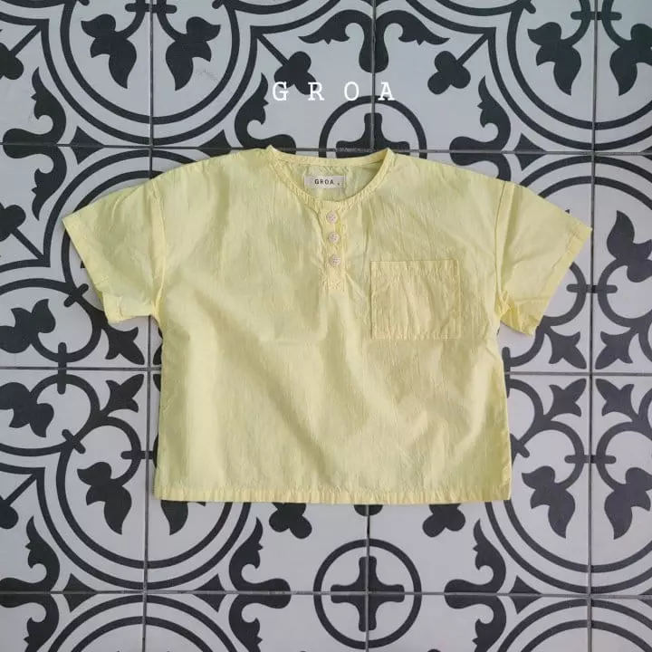 Groa - Korean Children Fashion - #childofig - Pocket Shirt - 5