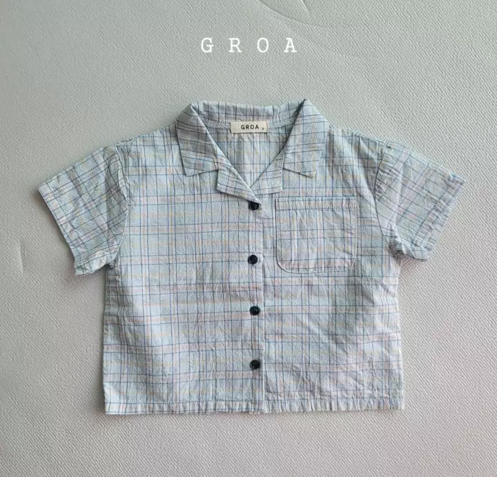 Groa - Korean Children Fashion - #childofig - Summer Check Shirt - 3