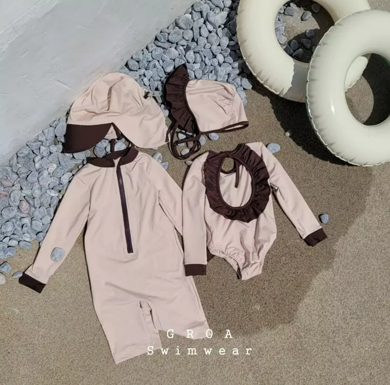 Groa - Korean Children Fashion - #discoveringself - Roa All In One Swimwear - 4
