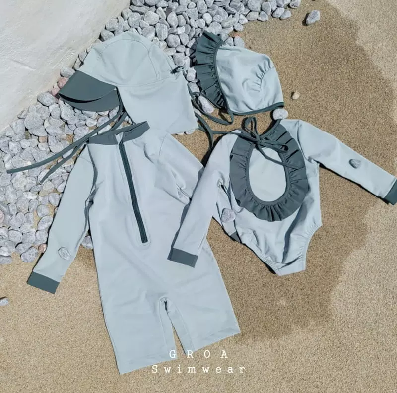 Groa - Korean Children Fashion - #kidsshorts - Roa All In One Swimwear - 5