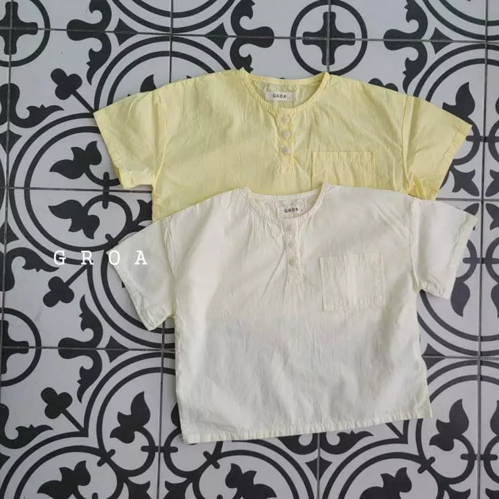 Groa - Korean Children Fashion - #toddlerclothing - Pocket Shirt - 4