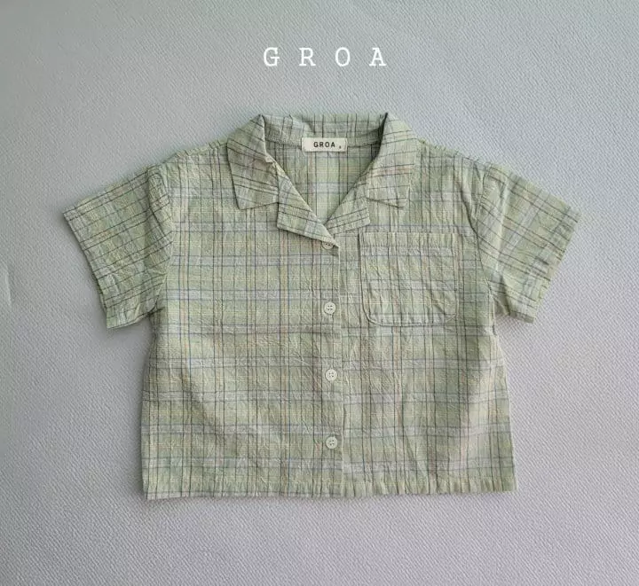 Groa - Korean Children Fashion - #stylishchildhood - Summer Check Shirt - 2