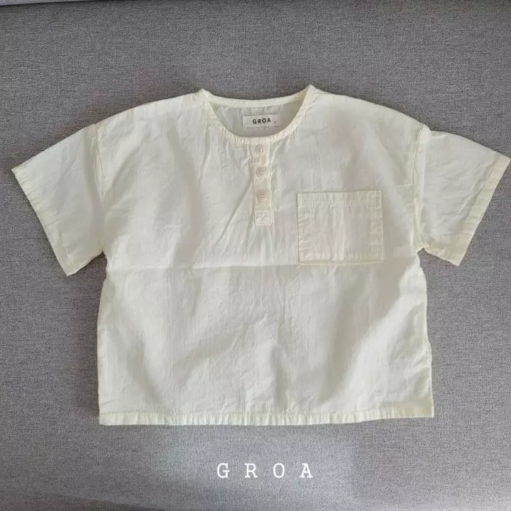 Groa - Korean Children Fashion - #todddlerfashion - Pocket Shirt - 2