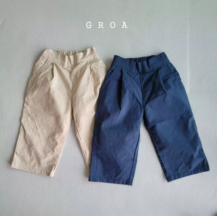 Groa - Korean Children Fashion - #toddlerclothing - Linen Straight Pants - 6