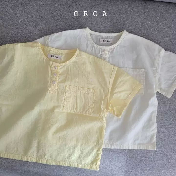 Groa - Korean Children Fashion - #toddlerclothing - Pocket Shirt - 3
