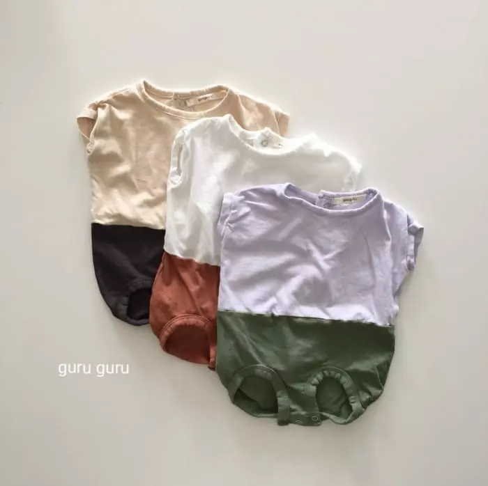 Guru Guru - Korean Baby Fashion - #babyboutique - Half Bodysuit