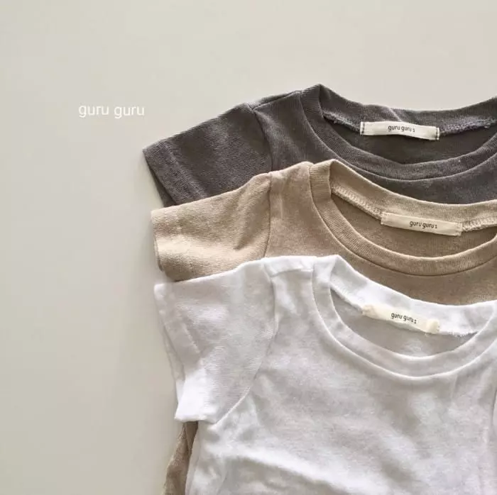 Guru Guru - Korean Baby Fashion - #babyclothing - Basic Tee