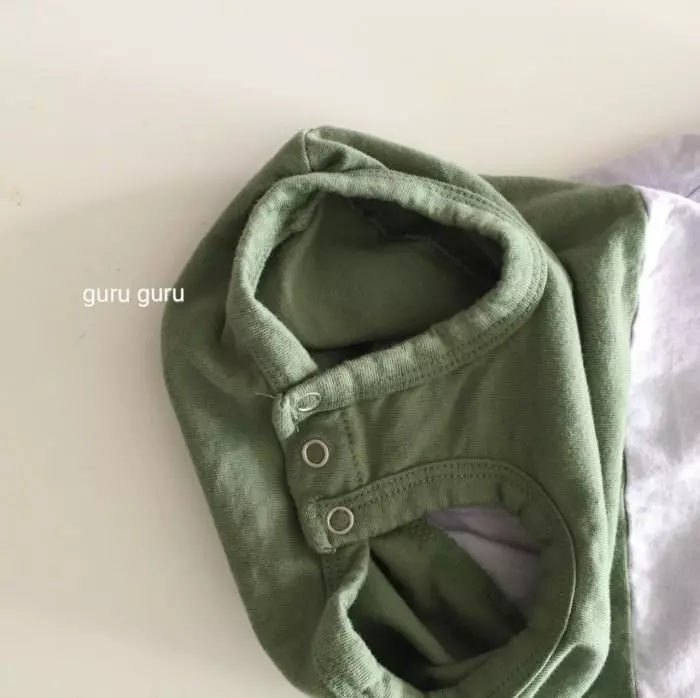 Guru Guru - Korean Baby Fashion - #babyfever - Half Bodysuit - 5