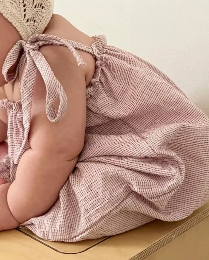 Guru Guru - Korean Baby Fashion - #babygirlfashion - Sear Dungarees - 6