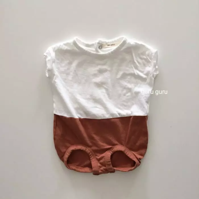 Guru Guru - Korean Baby Fashion - #babygirlfashion - Half Bodysuit - 6