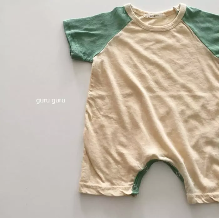 Guru Guru - Korean Baby Fashion - #babylifestyle - Summer Raglan Bodysuit - 6