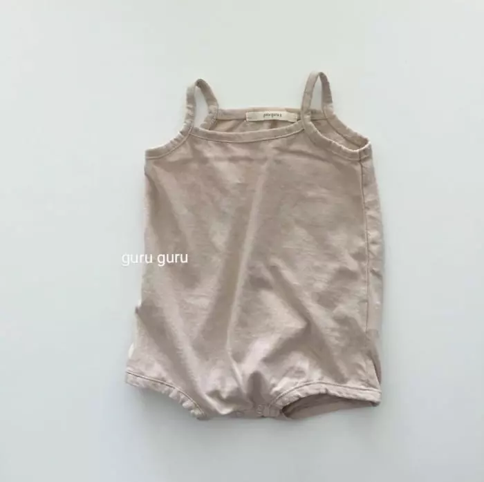Guru Guru - Korean Baby Fashion - #babyoninstagram - String Sleeveless Bodysuit - 5