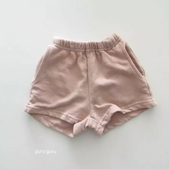 Guru Guru - Korean Baby Fashion - #babyootd - Terry Shorts - 6