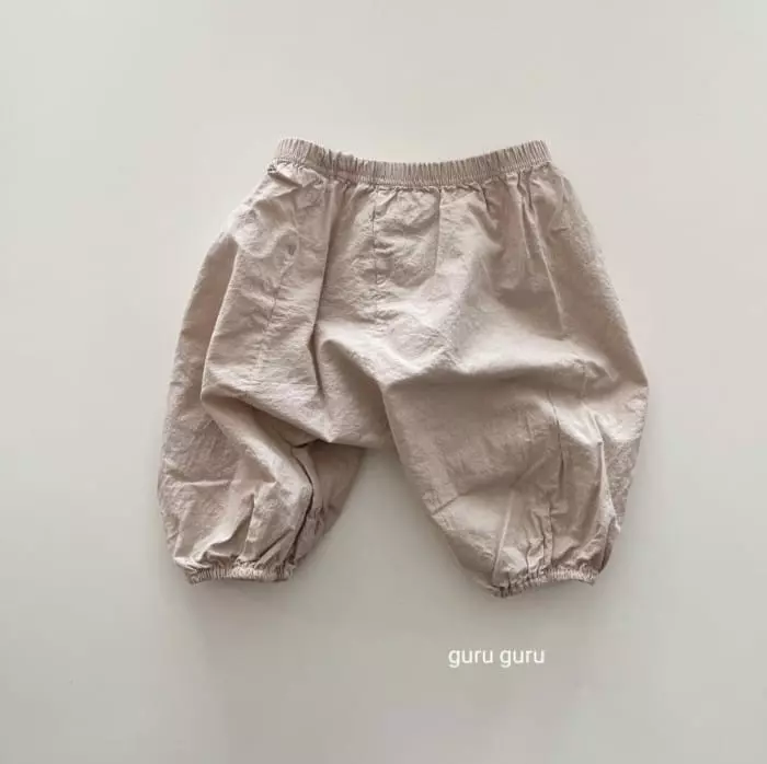 Guru Guru - Korean Baby Fashion - #babyootd - Cotton Slit Baggy Pants - 3