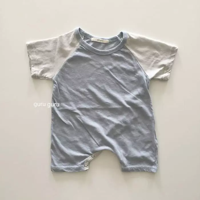 Guru Guru - Korean Baby Fashion - #babyoutfit - Summer Raglan Bodysuit - 9