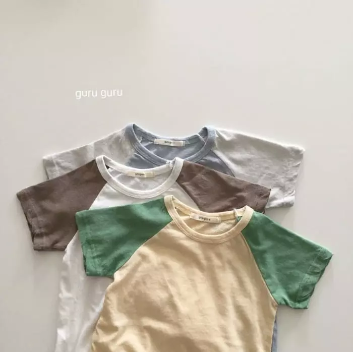 Guru Guru - Korean Baby Fashion - #onlinebabyboutique - Summer Raglan Bodysuit - 12