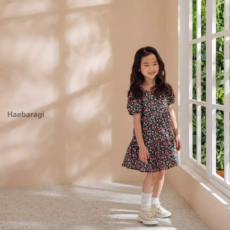 Haebaragi - Korean Children Fashion - #Kfashion4kids - Flower Cancan One-piece - 6