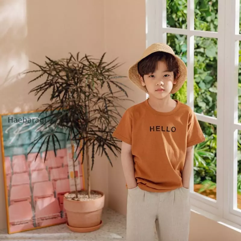 Haebaragi - Korean Children Fashion - #Kfashion4kids - Hello Tee - 2