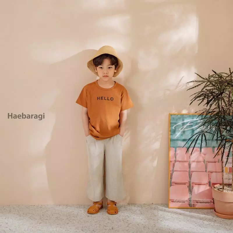 Haebaragi - Korean Children Fashion - #childrensboutique - Hello Tee - 11