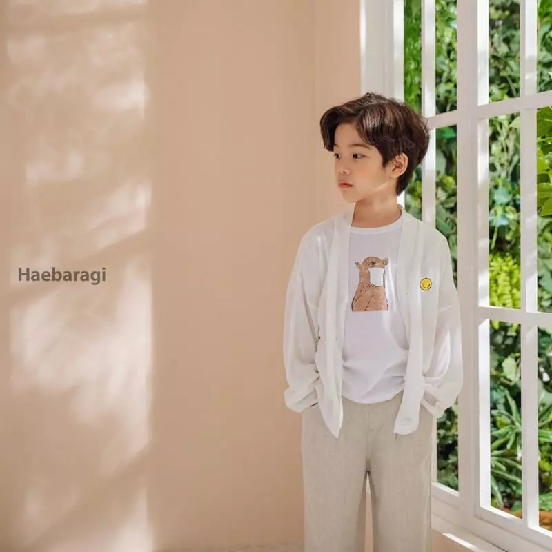 Haebaragi - Korean Children Fashion - #fashionkids - Bread Bear Tee - 3