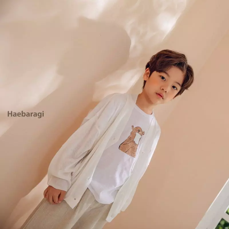 Haebaragi - Korean Children Fashion - #fashionkids - Bread Bear Tee - 4
