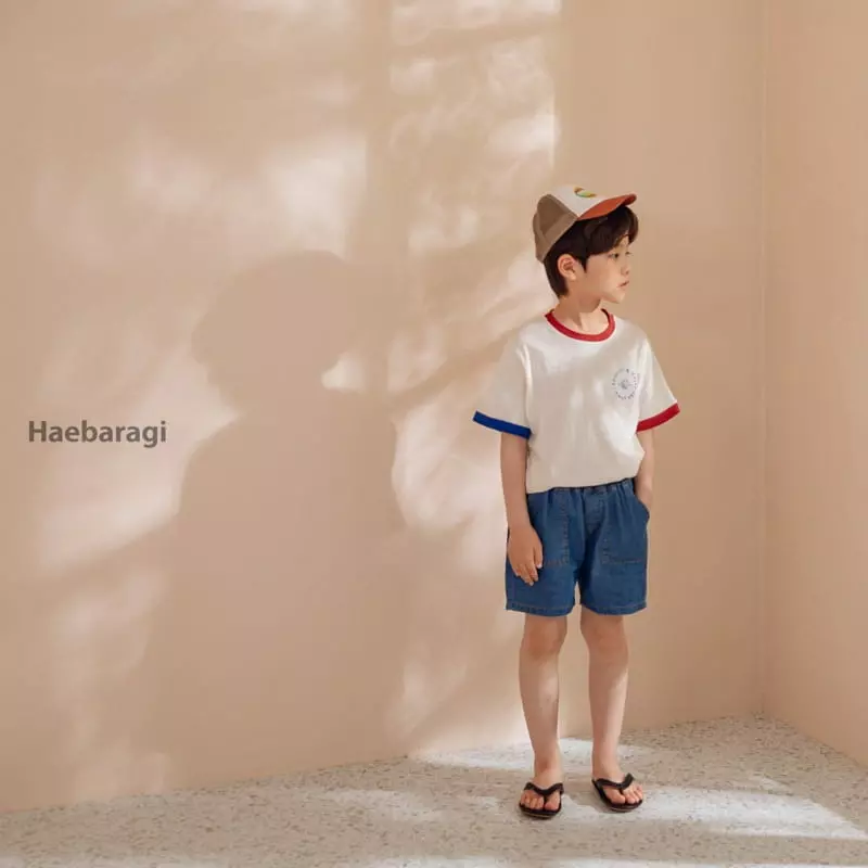 Haebaragi - Korean Children Fashion - #kidsshorts - Pocket Jeans - 5