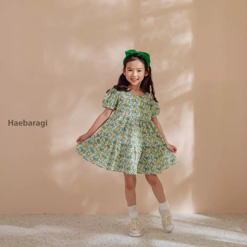 Haebaragi - Korean Children Fashion - #kidsshorts - Flower Cancan One-piece - 3