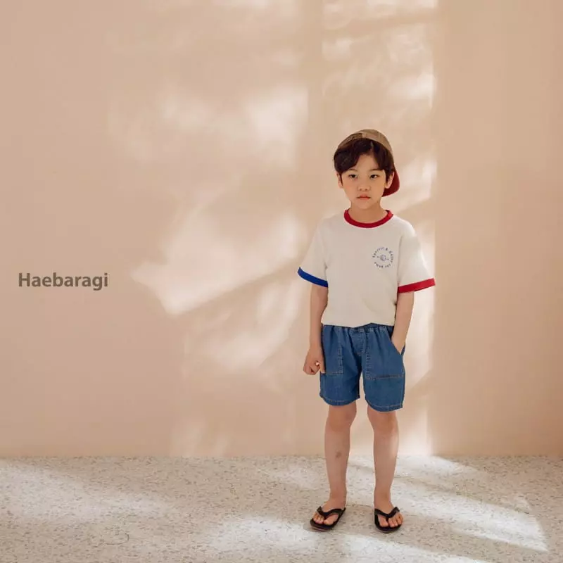 Haebaragi - Korean Children Fashion - #kidsstore - Pocket Jeans - 6