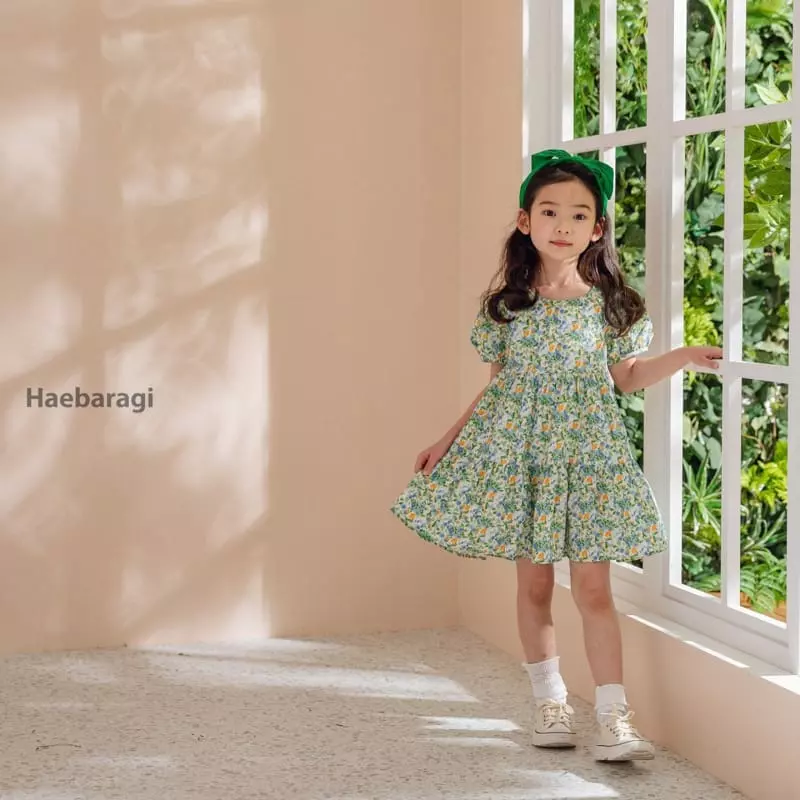 Haebaragi - Korean Children Fashion - #kidsshorts - Flower Cancan One-piece - 4