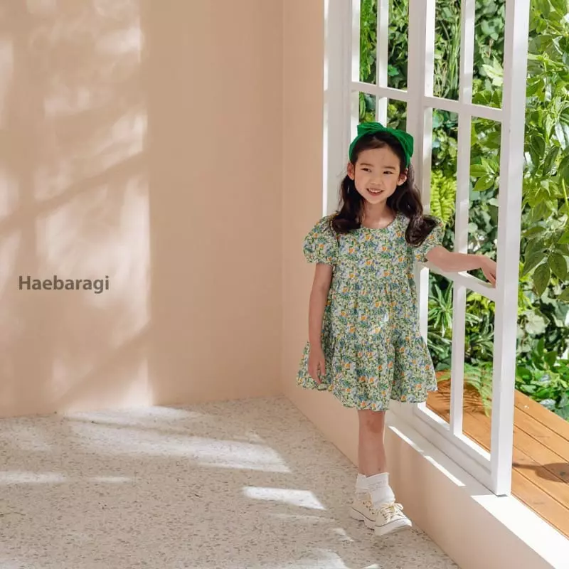 Haebaragi - Korean Children Fashion - #kidzfashiontrend - Flower Cancan One-piece - 5