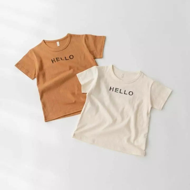 Haebaragi - Korean Children Fashion - #kidzfashiontrend - Hello Tee