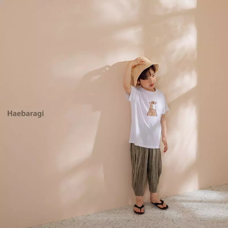 Haebaragi - Korean Children Fashion - #littlefashionista - Bread Bear Tee - 8