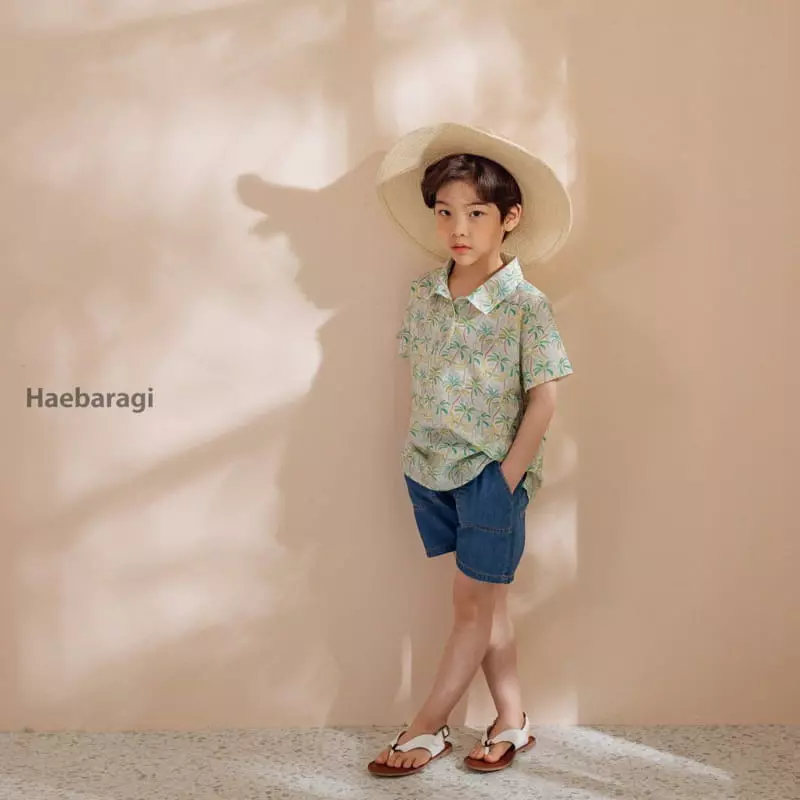 Haebaragi - Korean Children Fashion - #littlefashionista - Palm Shirt
