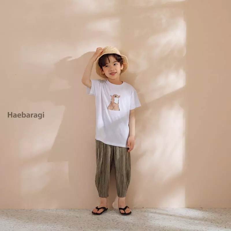 Haebaragi - Korean Children Fashion - #magicofchildhood - Bread Bear Tee - 9