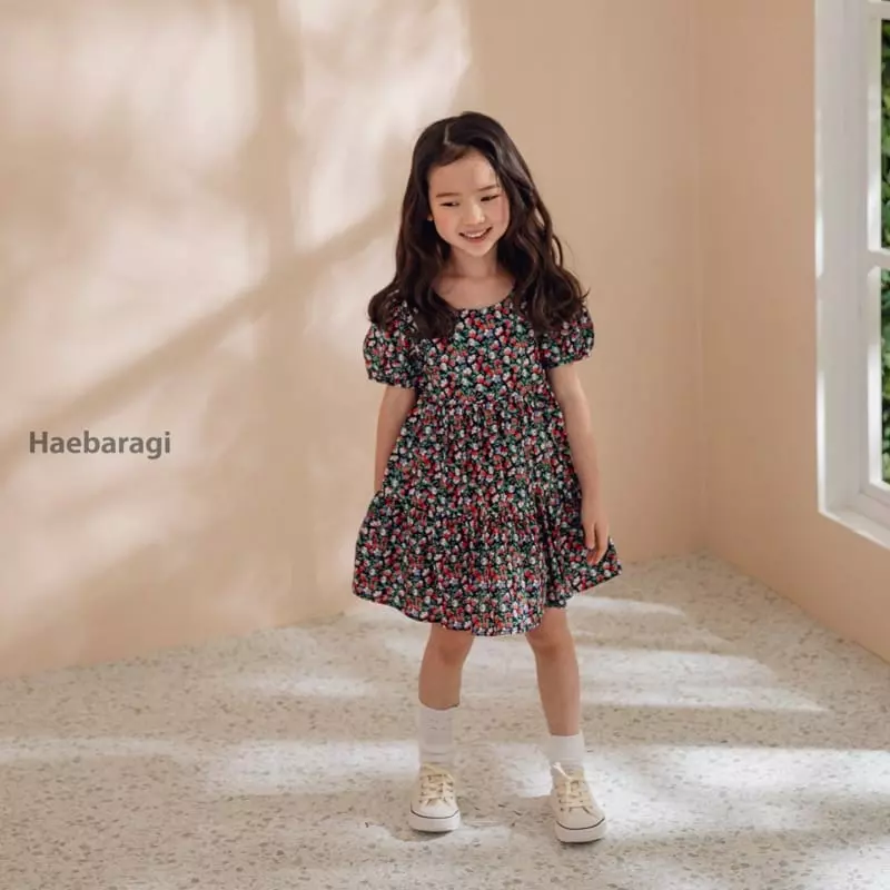 Haebaragi - Korean Children Fashion - #magicofchildhood - Flower Cancan One-piece - 8