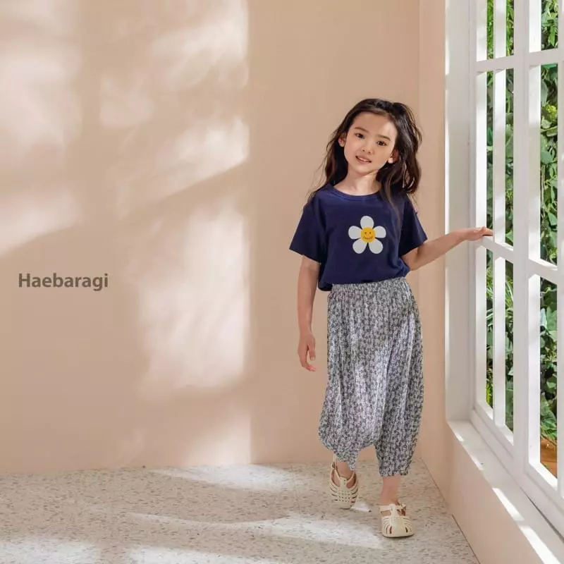 Haebaragi - Korean Children Fashion - #magicofchildhood - Flower Tee - 7
