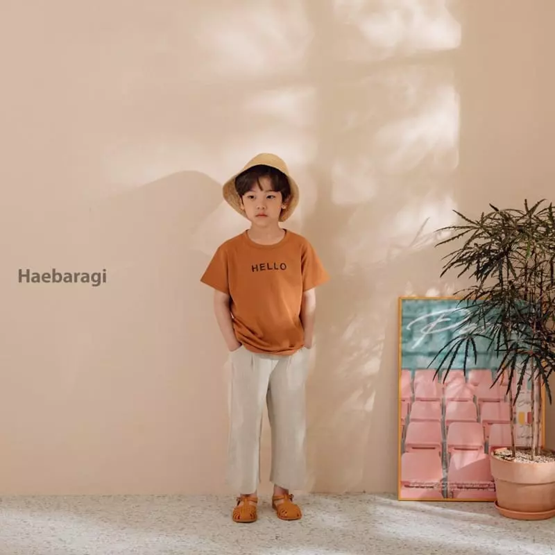 Haebaragi - Korean Children Fashion - #littlefashionista - Hello Tee - 4
