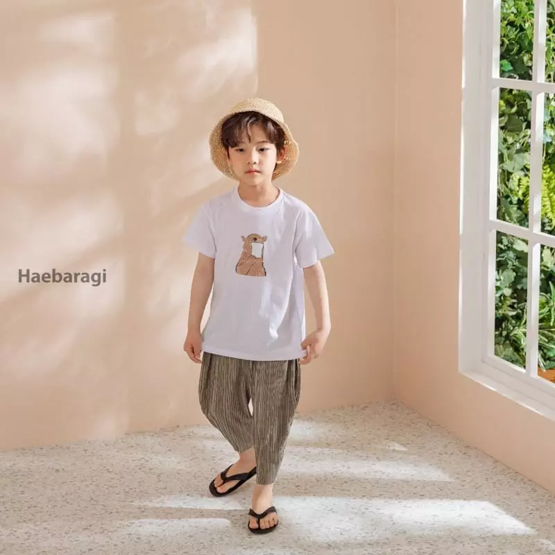 Haebaragi - Korean Children Fashion - #minifashionista - Bread Bear Tee - 10