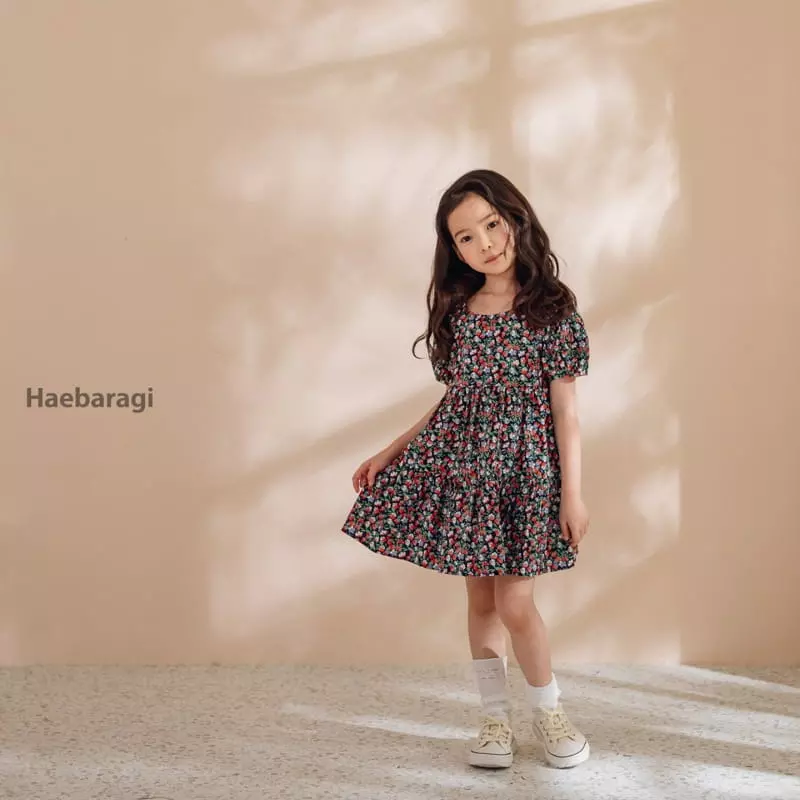 Haebaragi - Korean Children Fashion - #minifashionista - Flower Cancan One-piece - 9