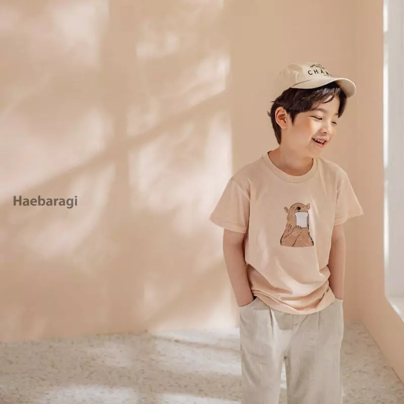 Haebaragi - Korean Children Fashion - #prettylittlegirls - Bread Bear Tee - 11