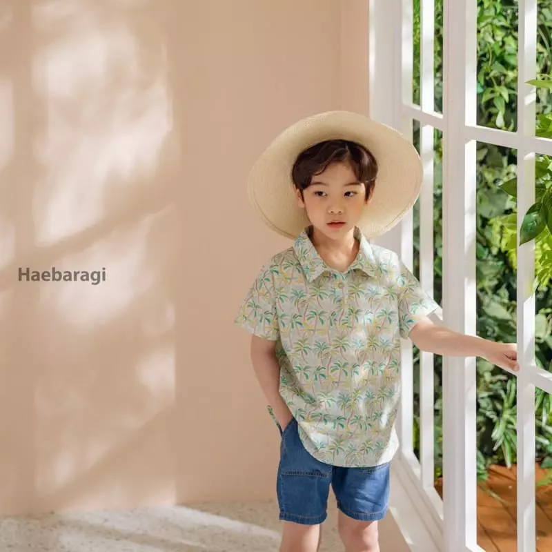 Haebaragi - Korean Children Fashion - #minifashionista - Palm Shirt - 4