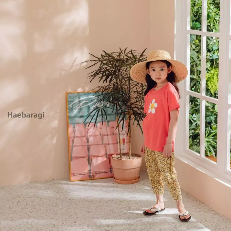 Haebaragi - Korean Children Fashion - #prettylittlegirls - Flower Tee - 9