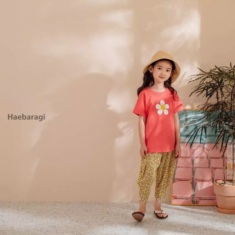 Haebaragi - Korean Children Fashion - #stylishchildhood - Flower Tee - 12