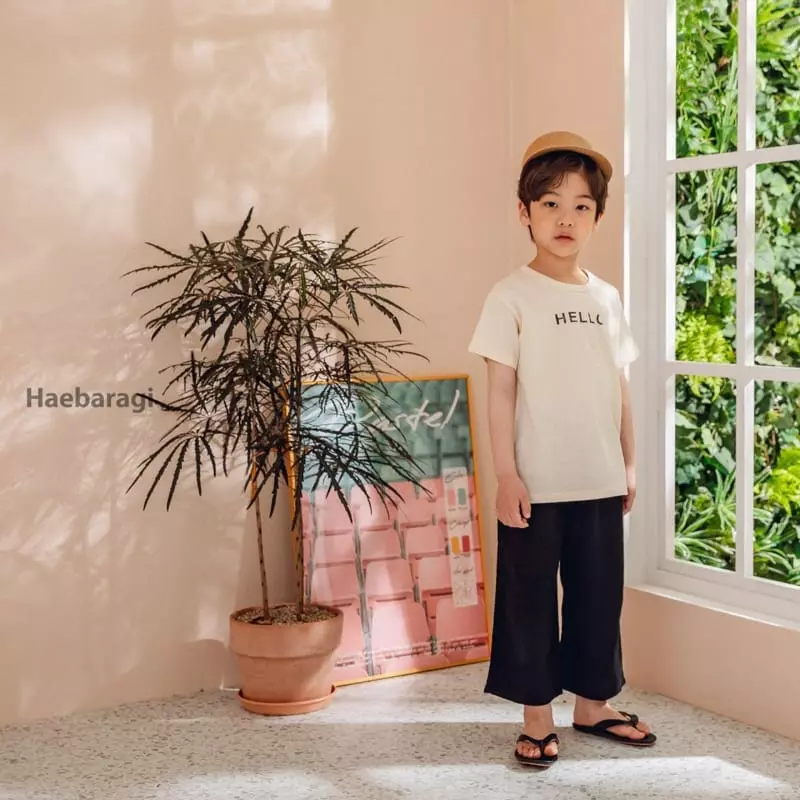 Haebaragi - Korean Children Fashion - #todddlerfashion - Hello Tee - 7