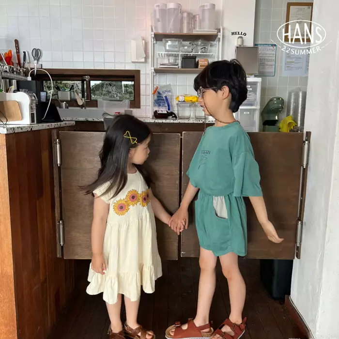 Han's - Korean Children Fashion - #Kfashion4kids - Hello One-piece