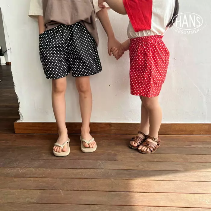 Han's - Korean Children Fashion - #childofig - Dot Shorts - 3